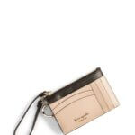 Stitch Fix women's beige and black clutch bag.