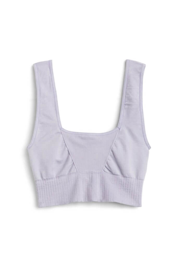 Stitch Fix women’s light purple sports bra.