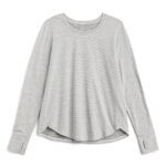 Stitch Fix women’s grey long-sleeved performance top.
