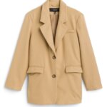 Stitch Fix women’s tan business formal blazer.