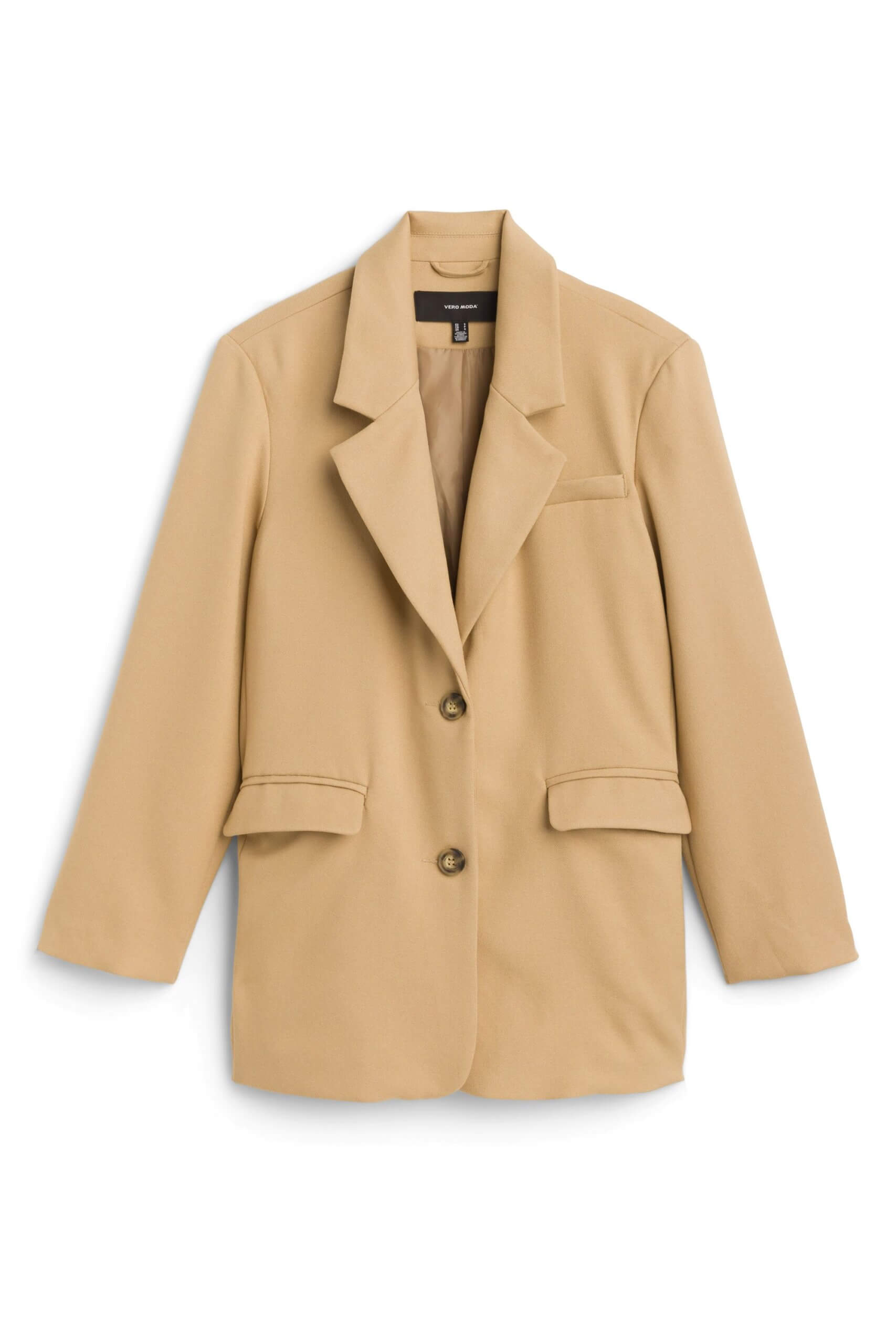 Stitch Fix women’s tan business formal blazer.