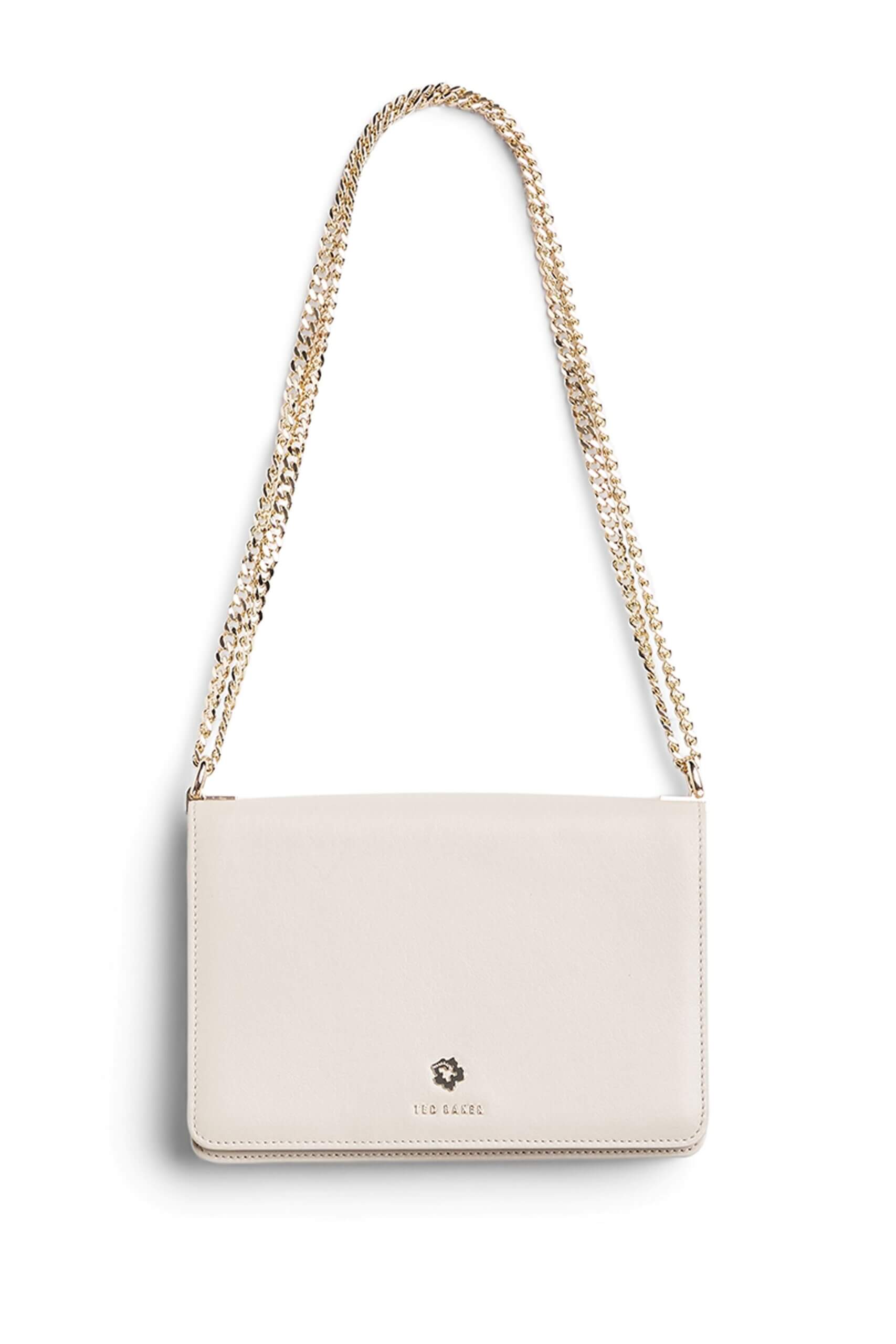 Stitch Fix women's white chain strap purse.
