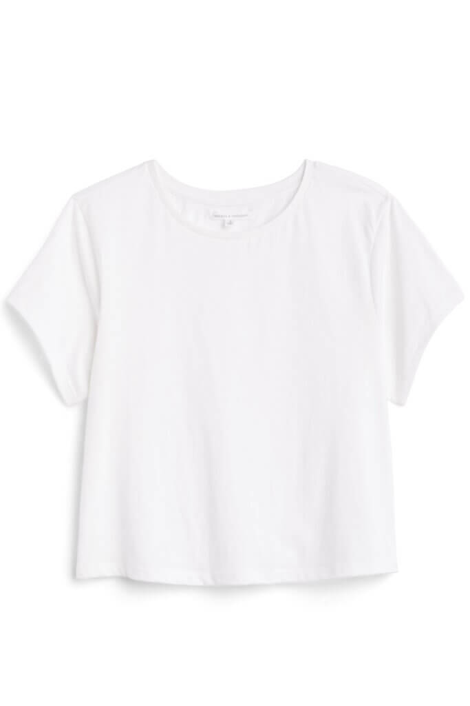 Stitch Fix women’s white short-sleeve T-shirt.