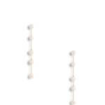 Stitch Fix women's gold and pearl chandelier earrings.