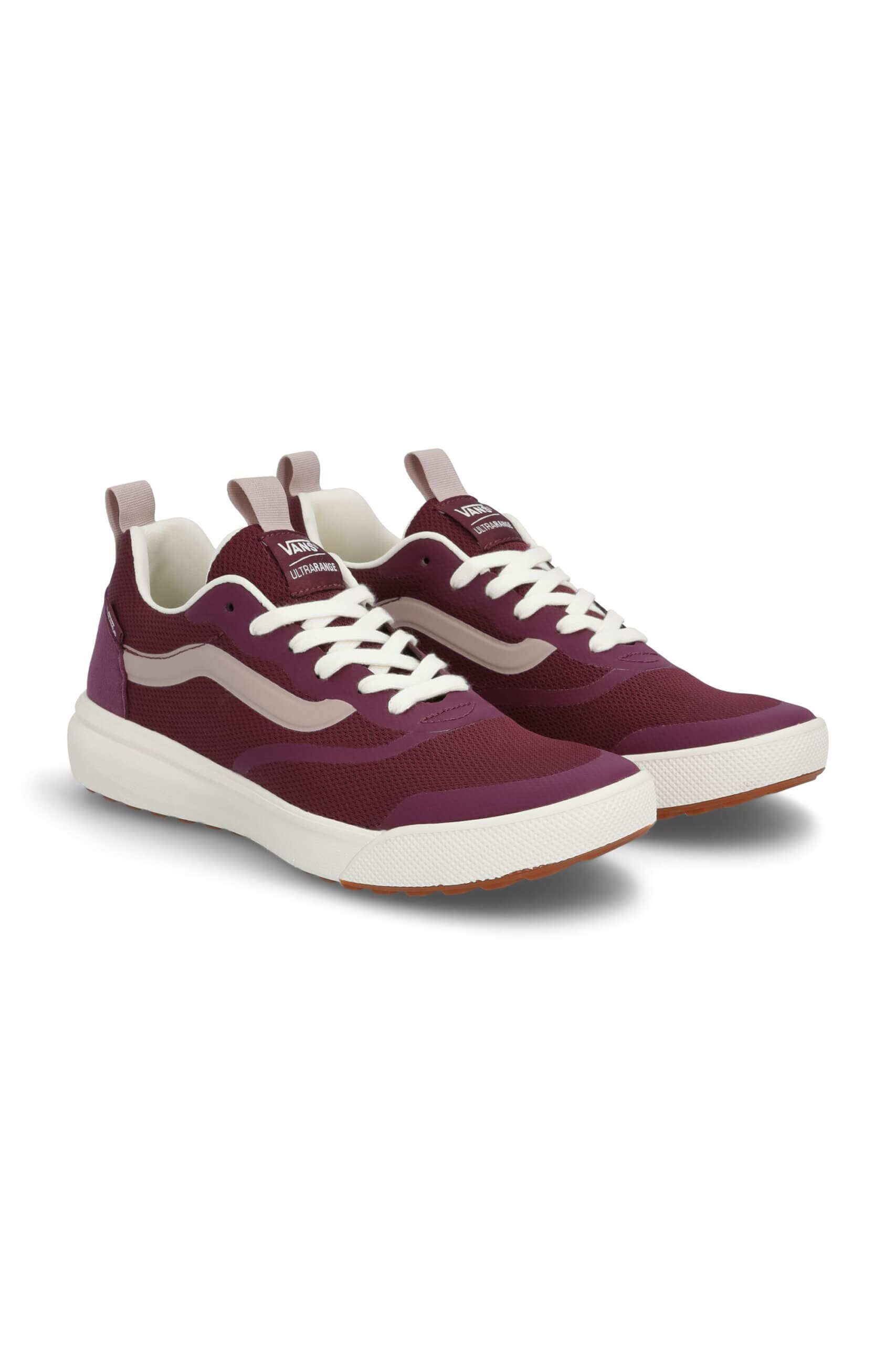 Stitch Fix women's burgundy sneakers.