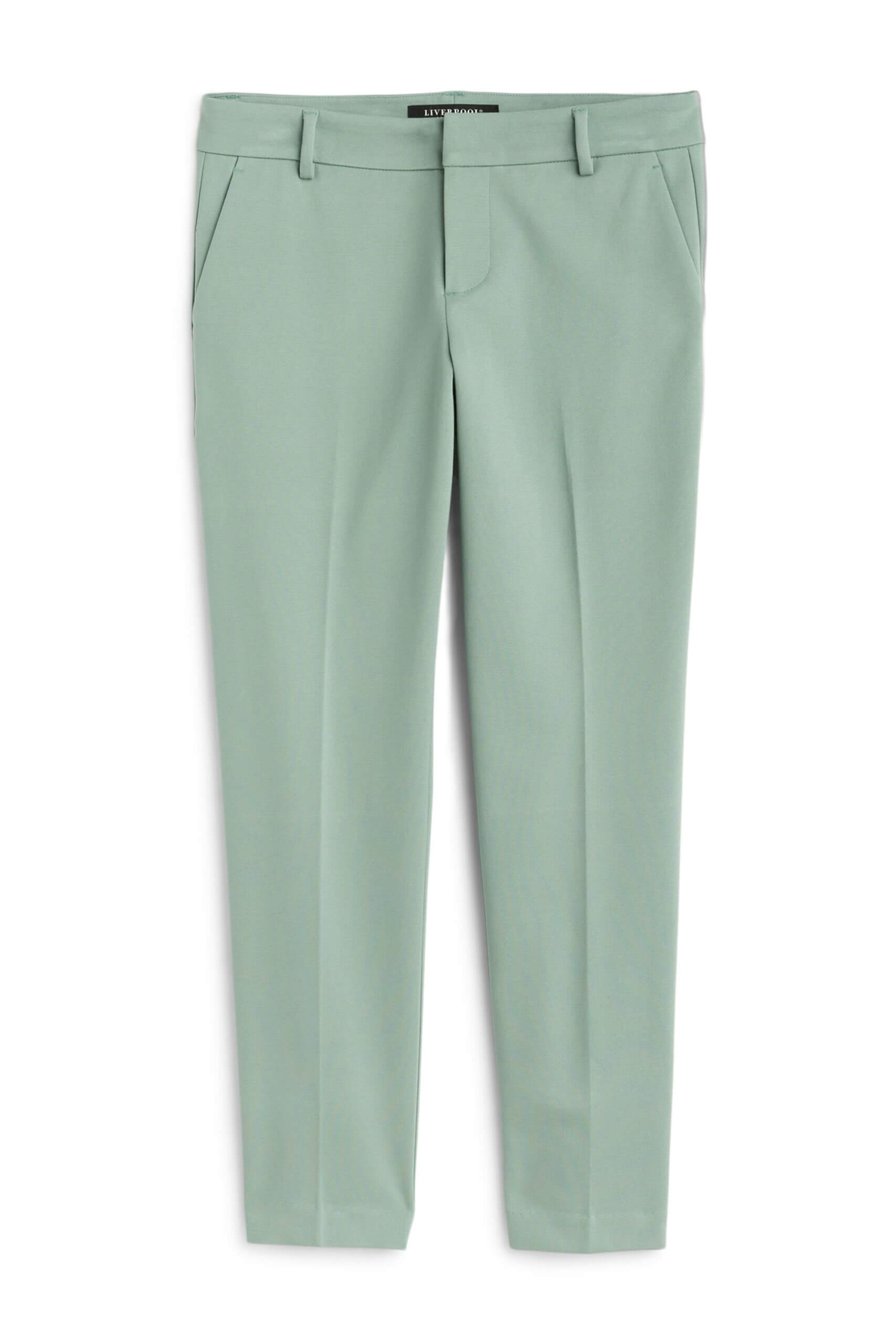 Stitch Fix women's mint straight leg pants.