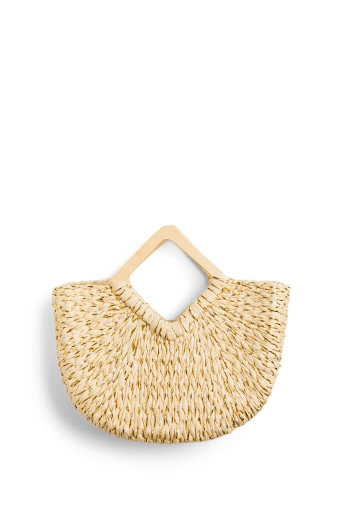 Stitch Fix women’s beige Americana aesthetic woven tote.