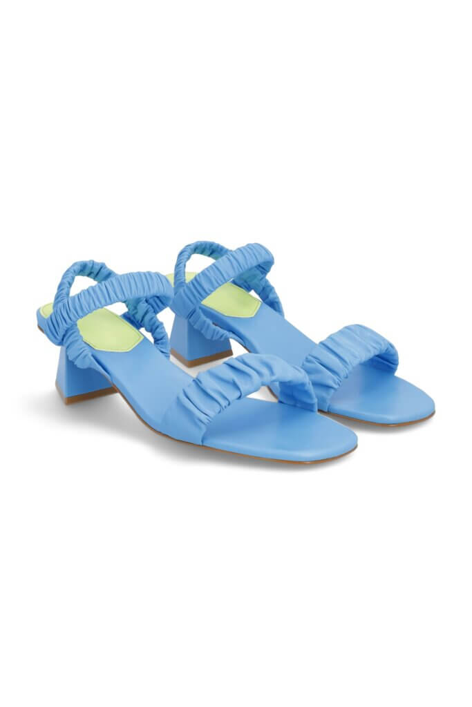 Stitch Fix women’s blue block heel sandals.