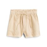 Stitch Fix women’s beige shorts with waist tie.