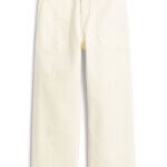 Stitch Fix women’s ivory wide-leg jeans.