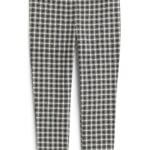 Stitch Fix women's black and white plaid pants.
