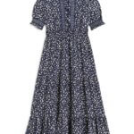 Stitch Fix women’s floral short-sleeve maxi dress.