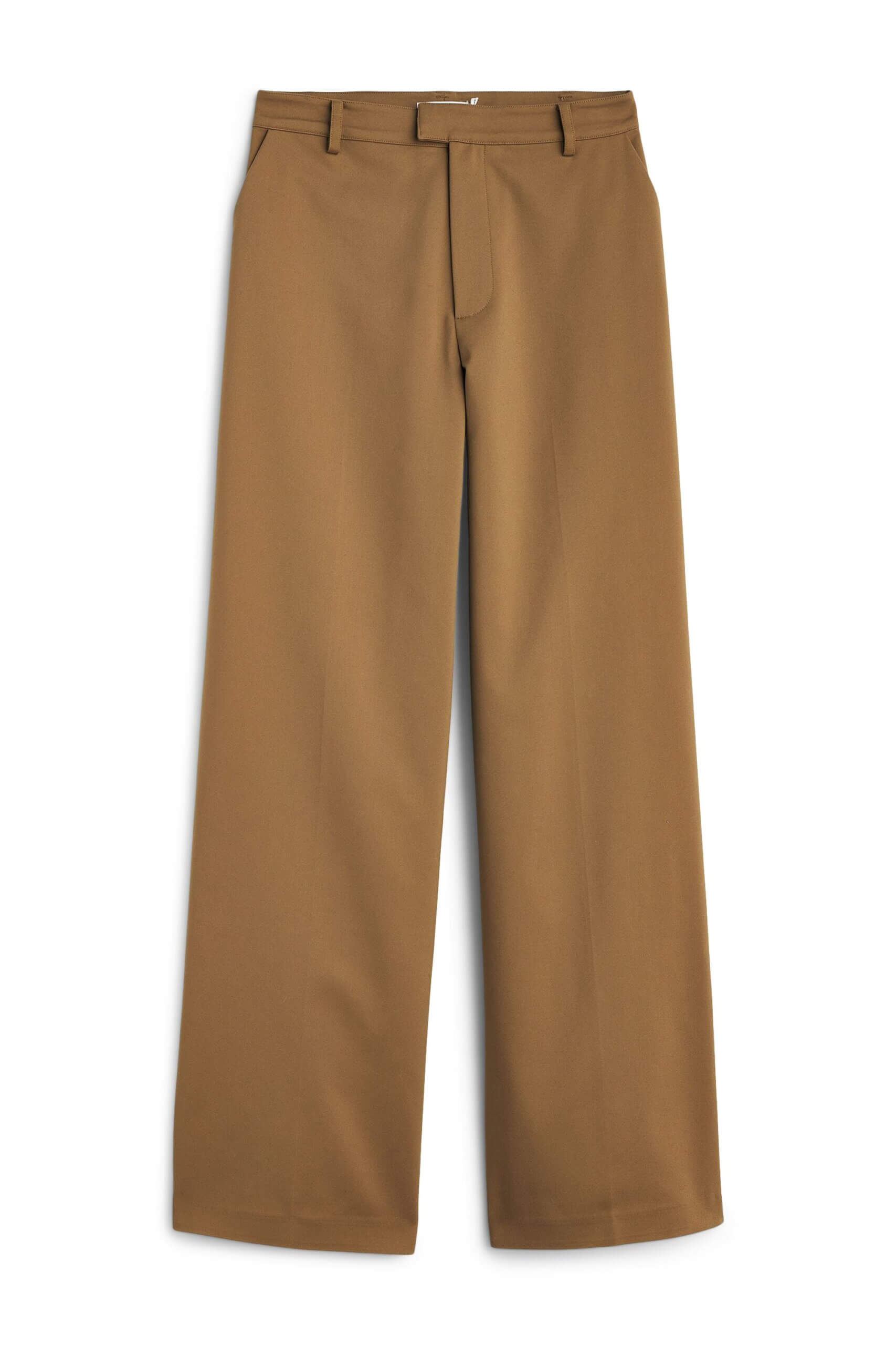 Stitch Fix women's brown wide-leg pants.