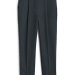 Stitch Fix women’s navy blue pleated trousers.