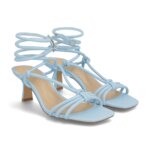 Stitch Fix women’s baby blue strappy heel sandals.