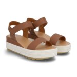 Stitch Fix women’s brown platform sandals.
