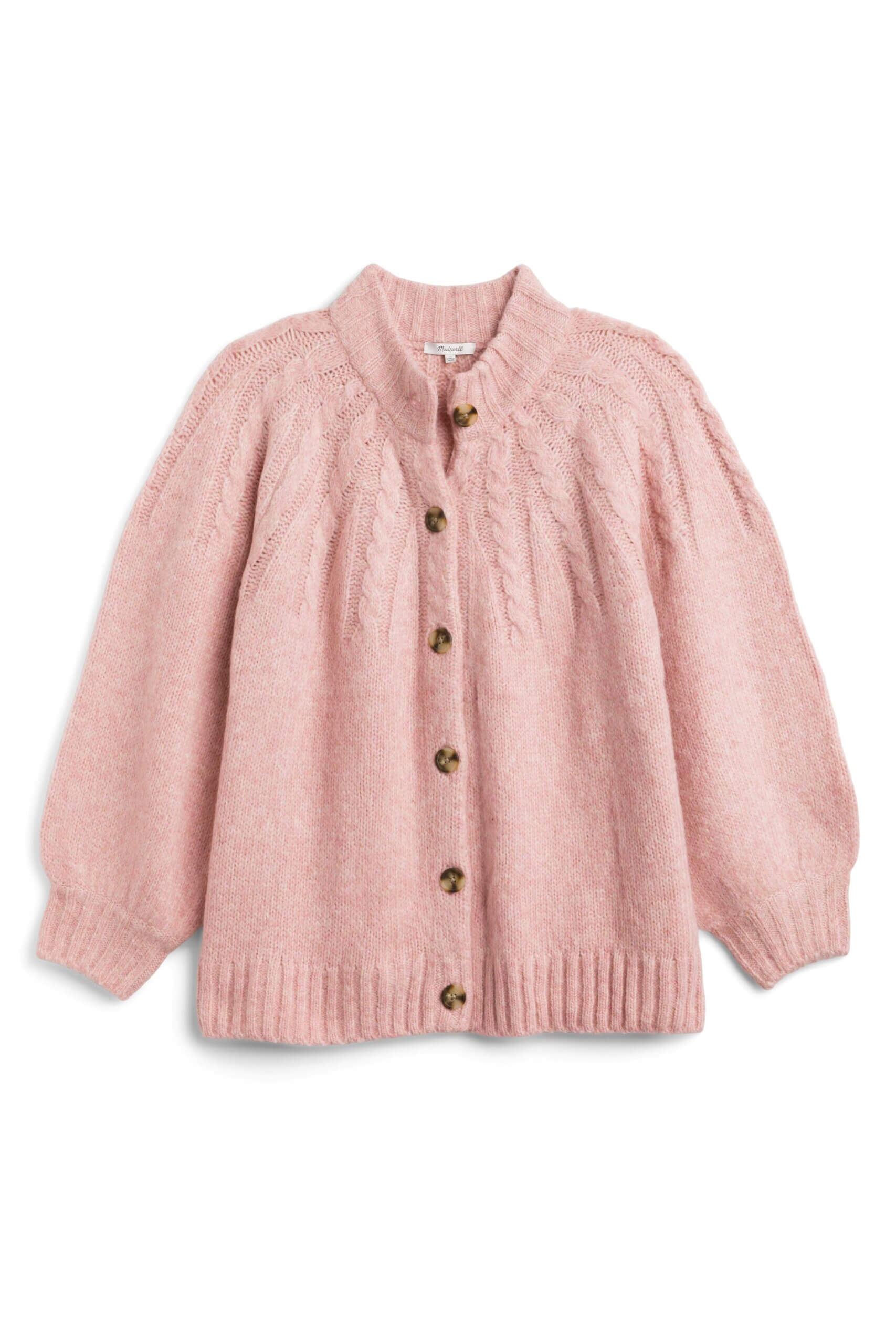 Stitch Fix women’s cottagecore aesthetic lumpy sweater in pink.