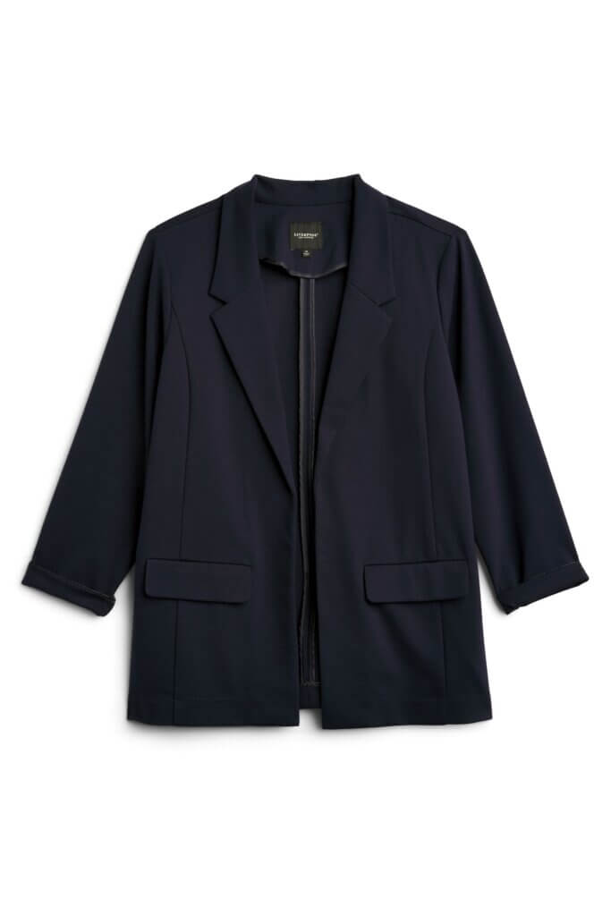 Stitch Fix women's black blazer.