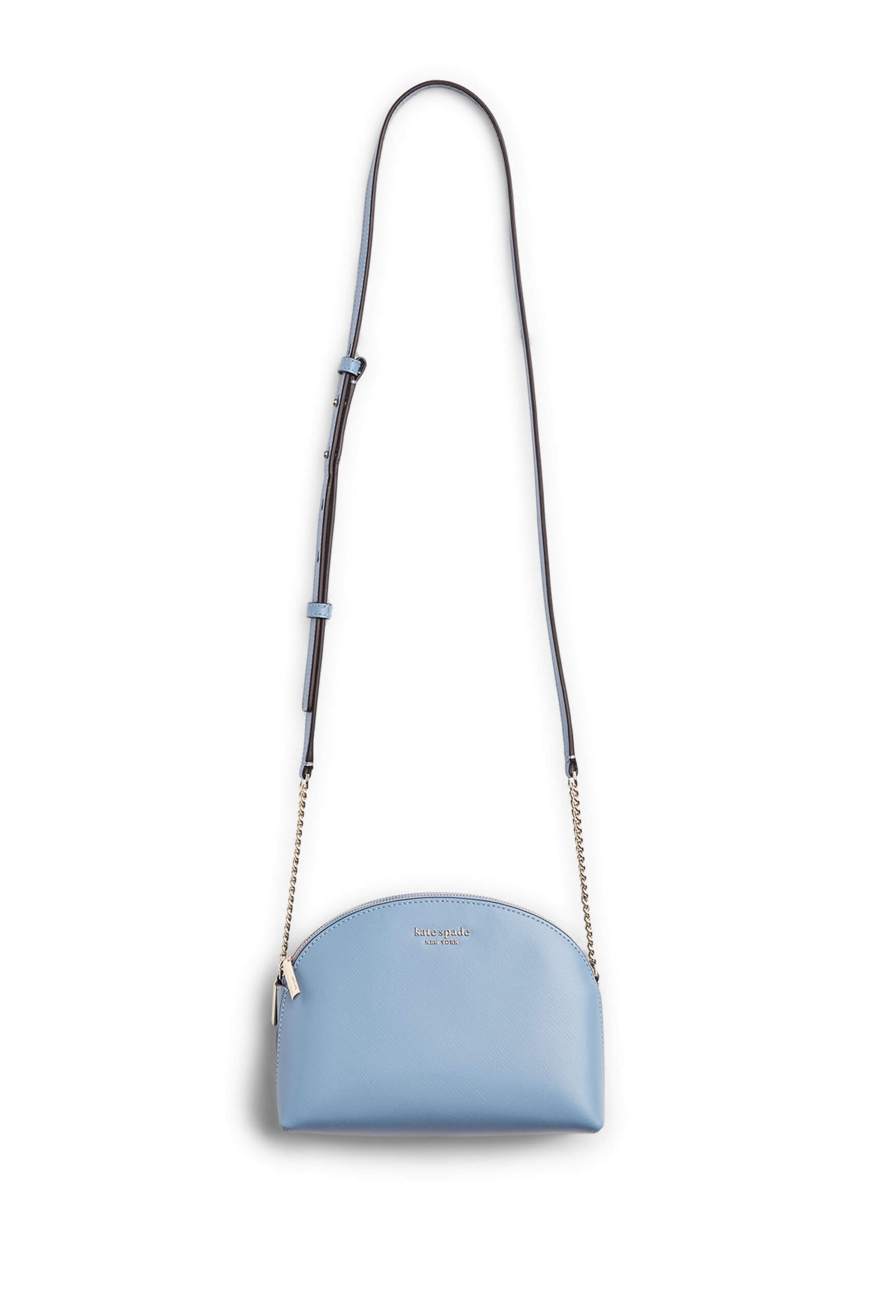Stitch Fix women’s blue clutch purse with crossbody strap.