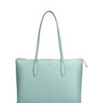 Stitch Fix women's light blue tote bag.