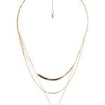 Stitch Fix Women’s gold layered necklace.