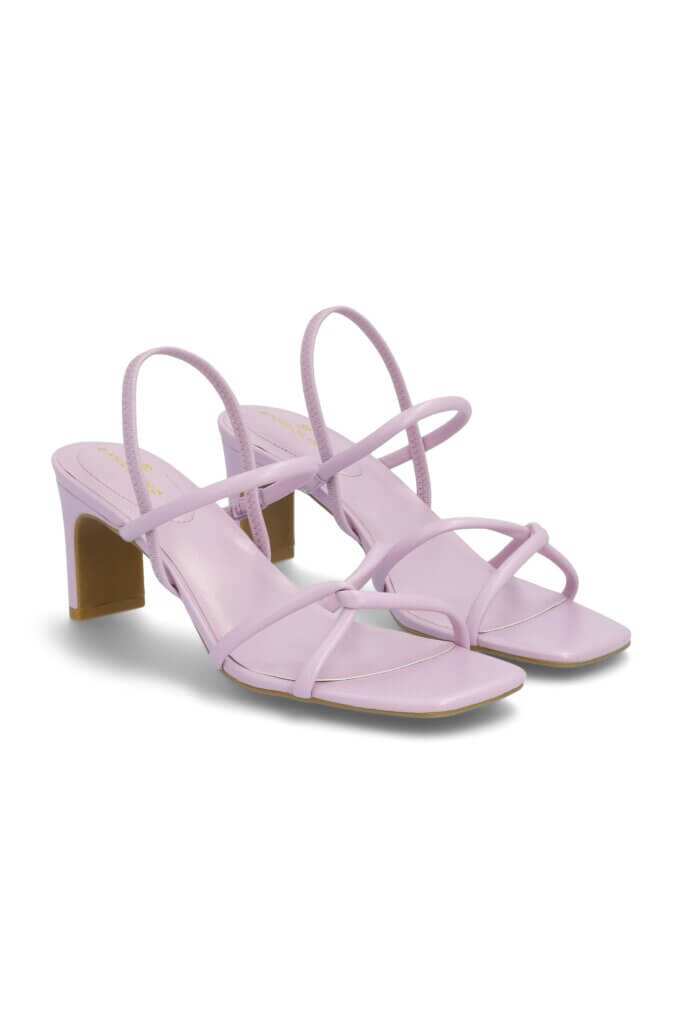 Stitch Fix women's lavender strappy heel.