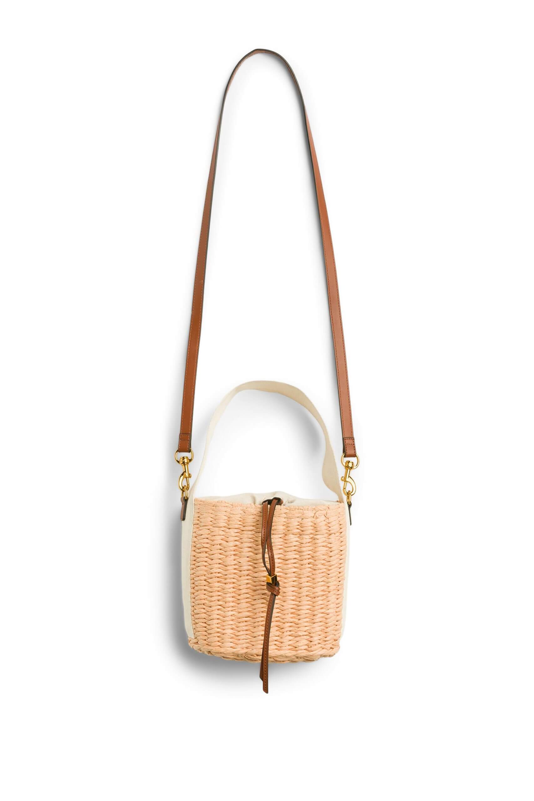 Stitch Fix women's brown woven crossbody bag accessory.