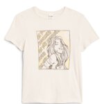 Stitch Fix women's white graphic tee.