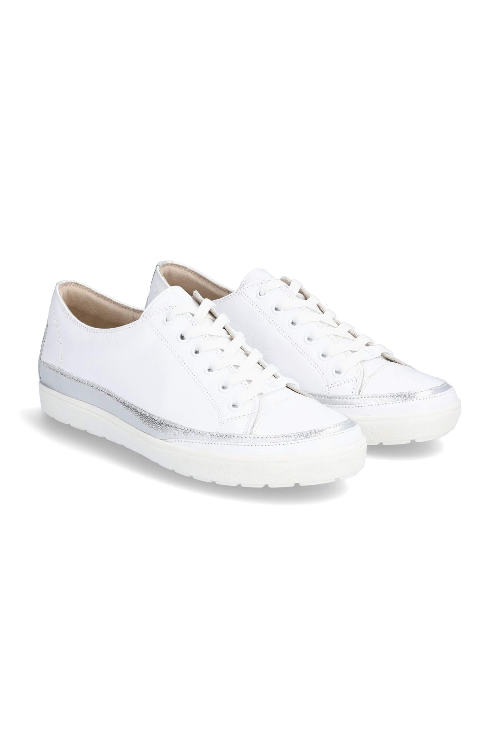 Stitch Fix women's white sneakers.