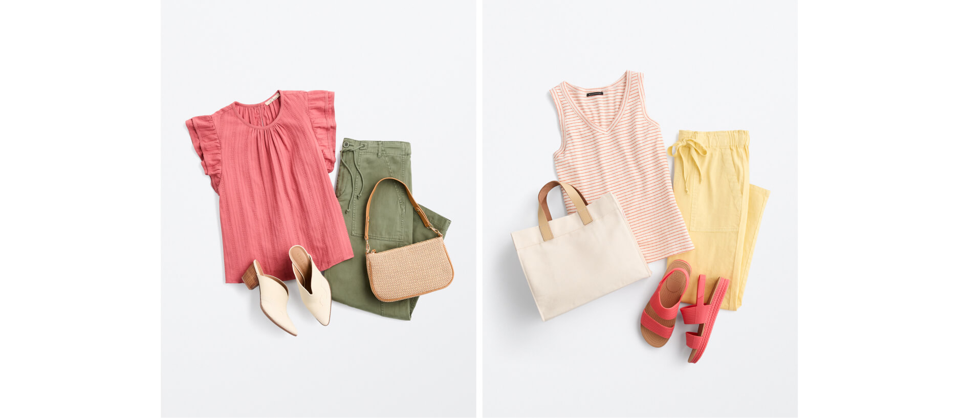 outfits for women with triangle body shape featuring volume and structure