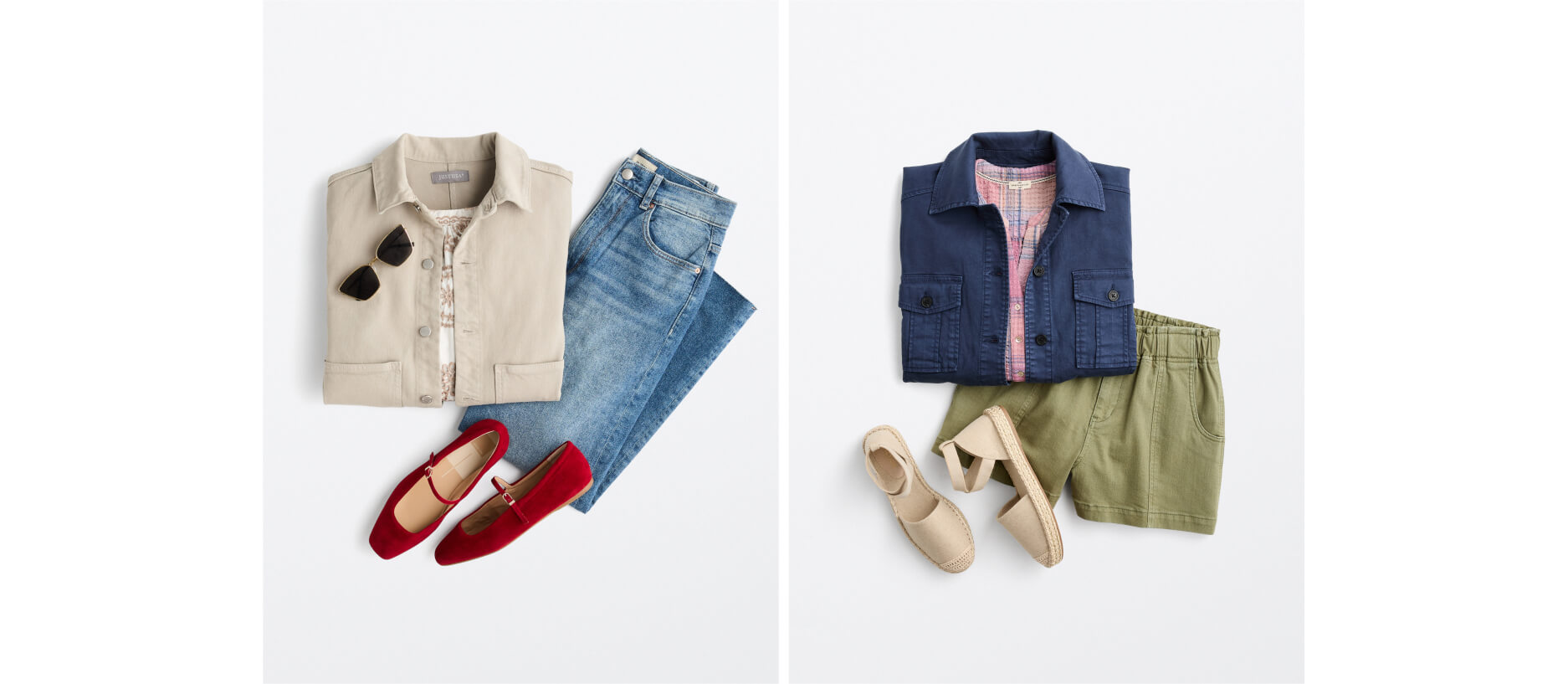Denim and pants for women with triangle body shape