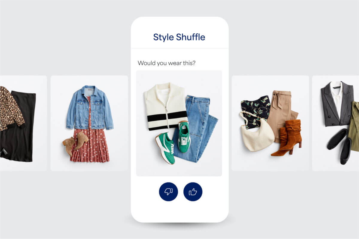Stitch Fix Style shuffle on iphone