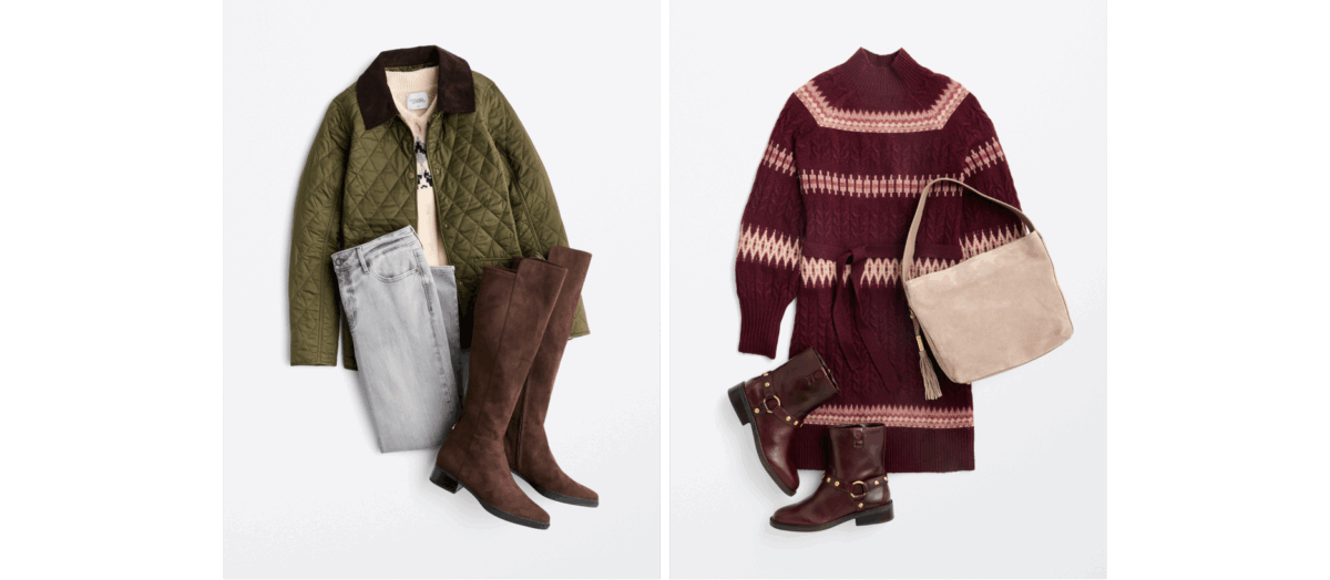 winter outfits with boots for women