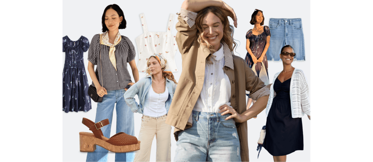 Farmers market outfits for women in spring of 2026