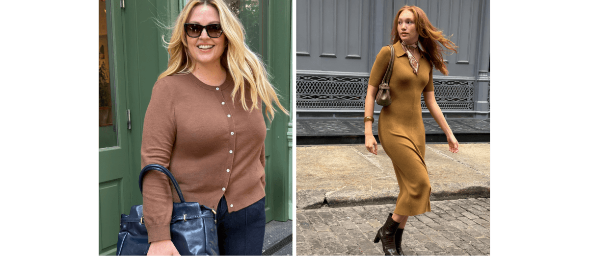 two women in button up tops for the fall