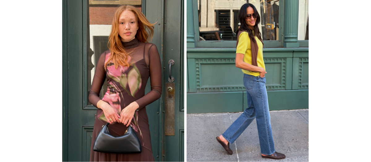 women wearing outfits with colors appropriate for them being cool or warm undertones